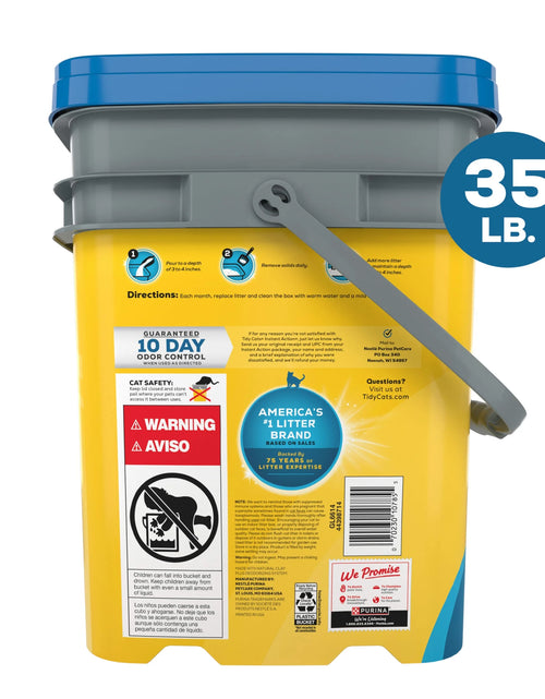 Load image into Gallery viewer, Purina  Instant Action Clumping Cat Litter, Floral Scent, 35 Lb Pail
