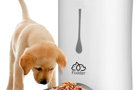 SLAPF30 - Smart Automatic Cat & Dog Food Dispenser - Digital Pet Feeder with Voice Message Playback