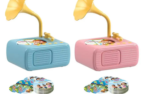 StoryTunes Junior – Children’s Phonograph Music & Story Player with 96 Learning Cards
