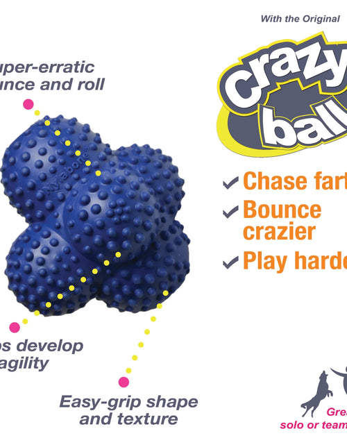 Load image into Gallery viewer, Power Play Crazy-Ball Dog Toy, Dog Balls, Interactive Dog Toys, Large
