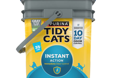 Purina  Instant Action Clumping Cat Litter, Floral Scent, 35 Lb Pail