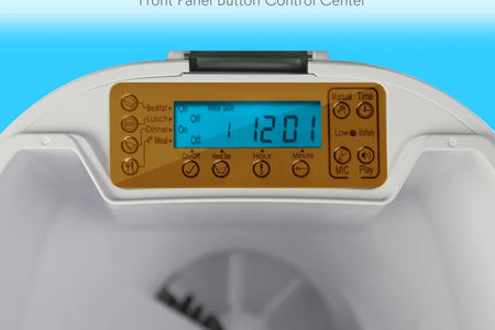 SLAPF30 - Smart Automatic Cat & Dog Food Dispenser - Digital Pet Feeder with Voice Message Playback