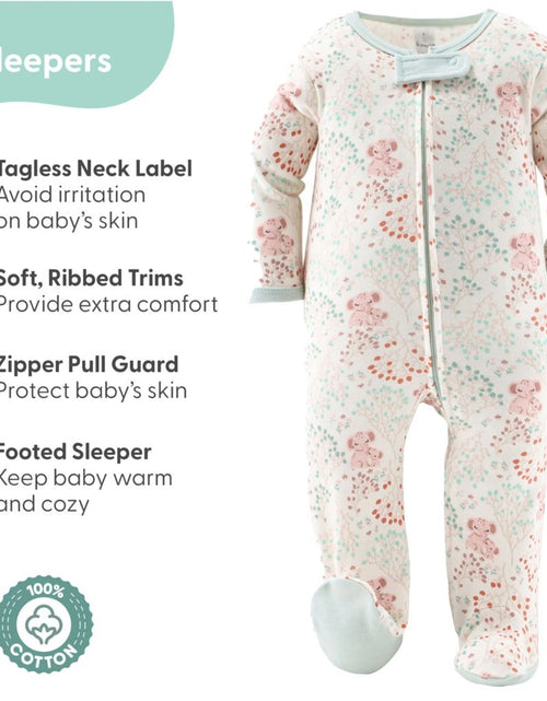 Load image into Gallery viewer, Newborn Layette Gift Set, Pink Floral Elephant, 30 Essential Pieces, 0-3 Months
